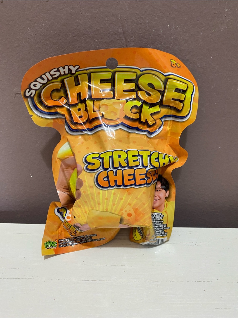 Squishy Cheese Block Stretchy Cheese Toy - Picture 2 of 5